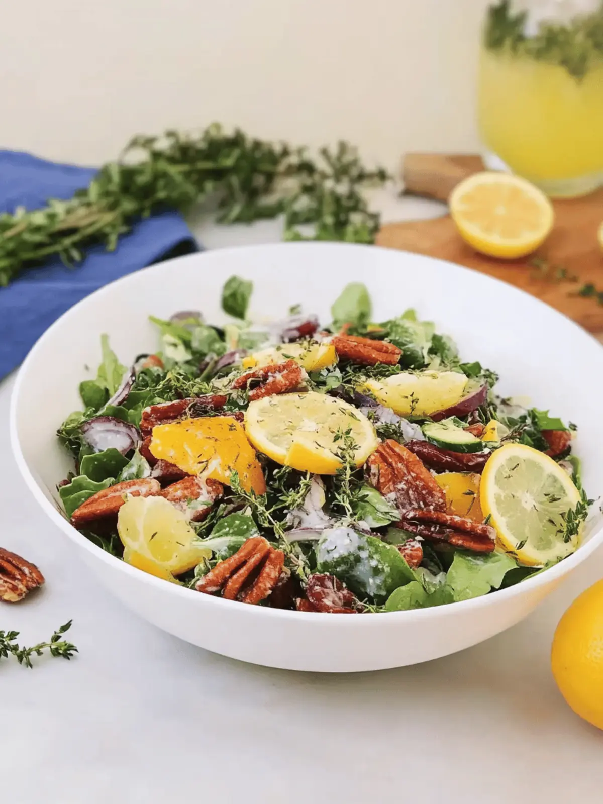 Harvest Salad with Lemon Thyme Dressing