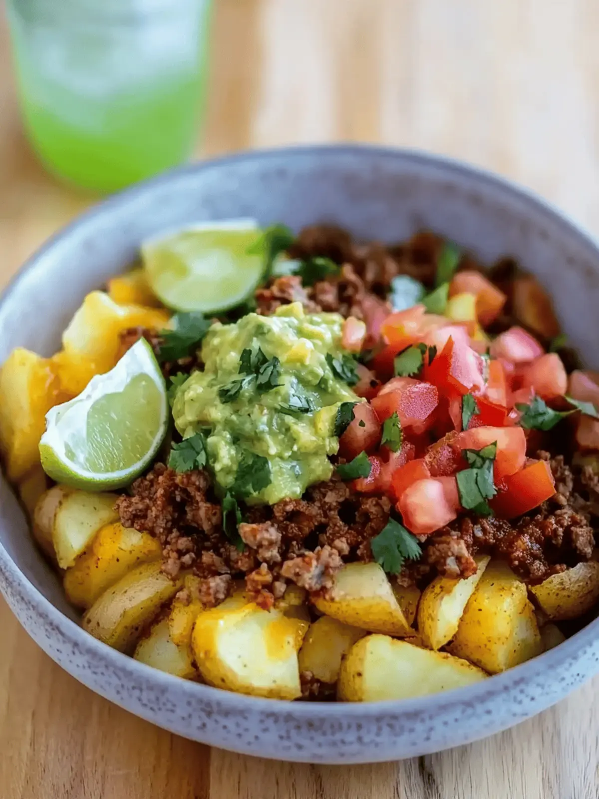 Loaded Potato Taco Bowl