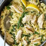 One Pot Lemon Chicken Orzo