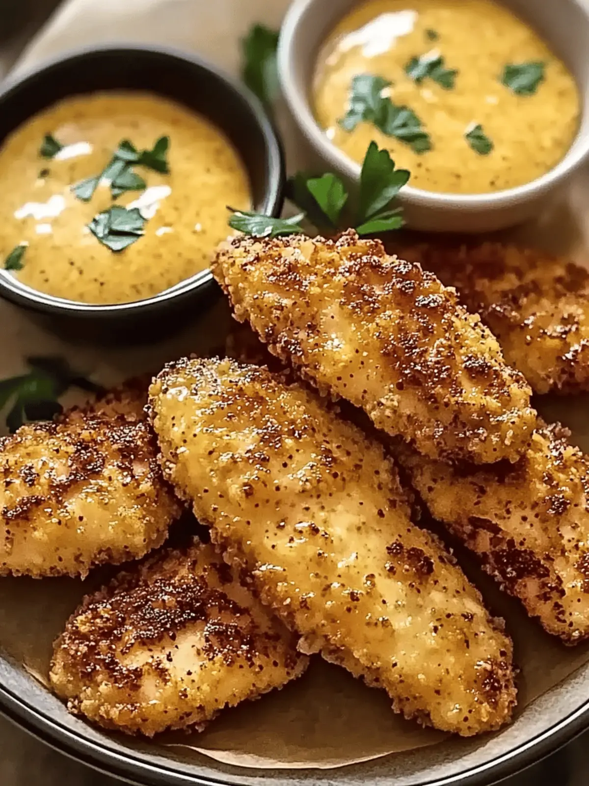 Crispy Mustard Chicken Tenders