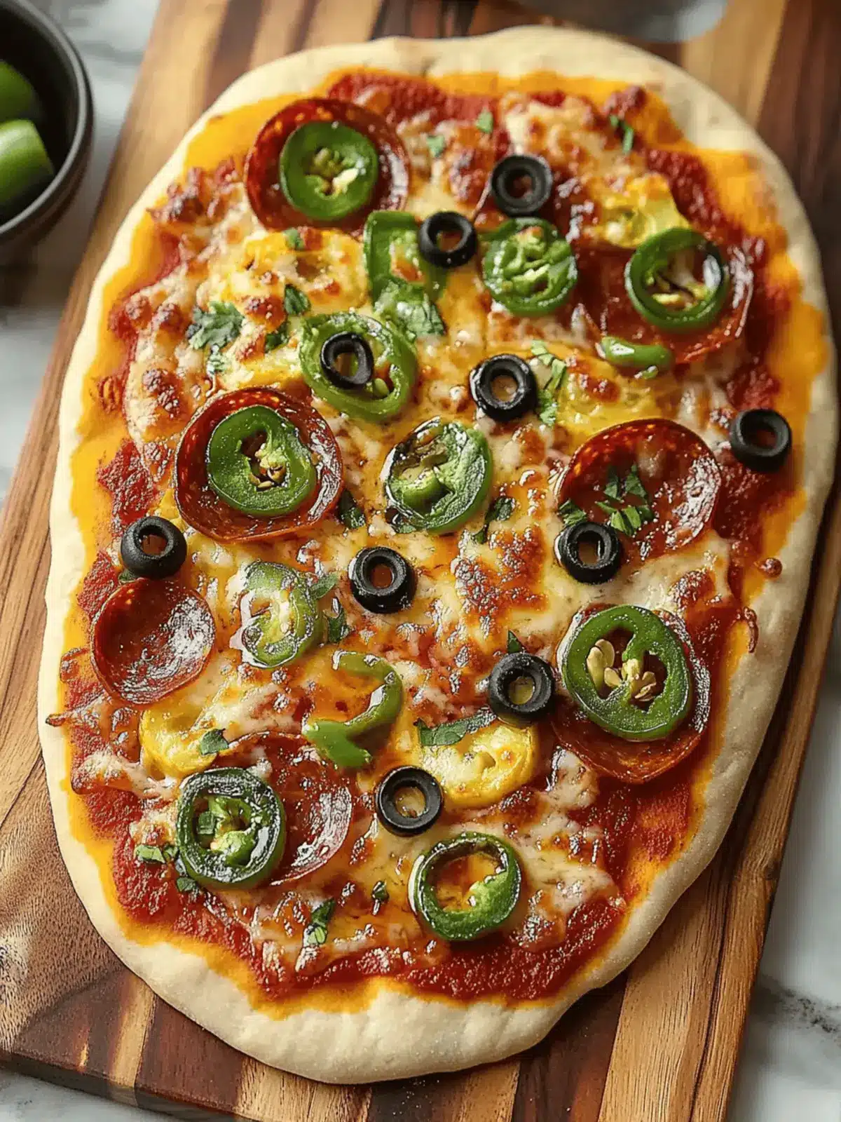 Delicious Hot Honey Flatbread Pizza