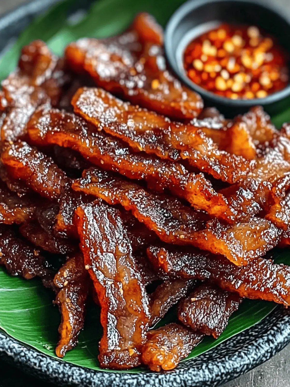 Thai pork jerky