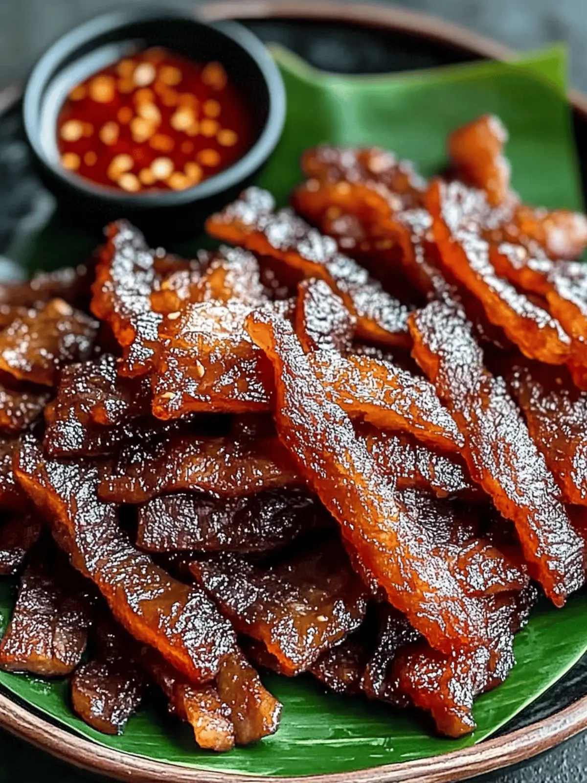 Thai pork jerky