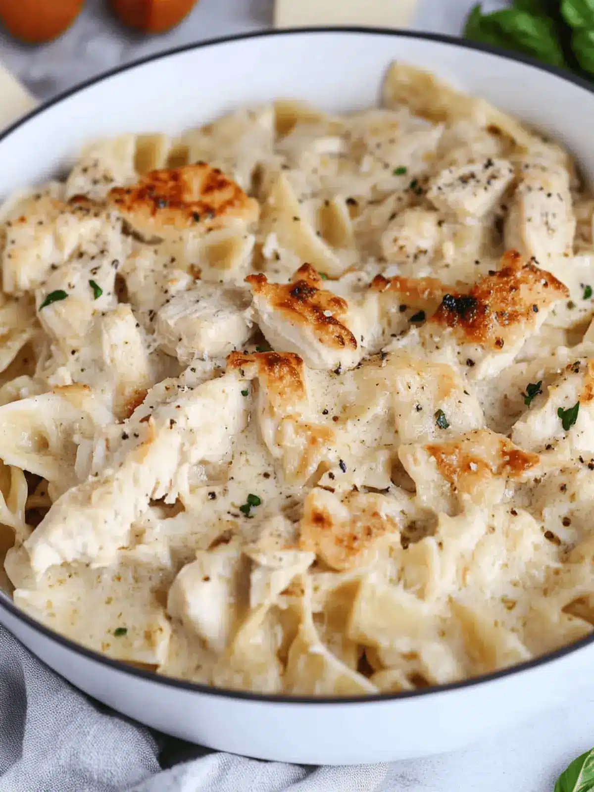 Chicken Garlic Parmesan Pasta