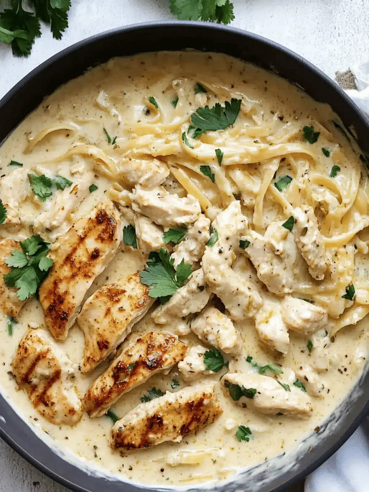Chicken Garlic Parmesan Pasta