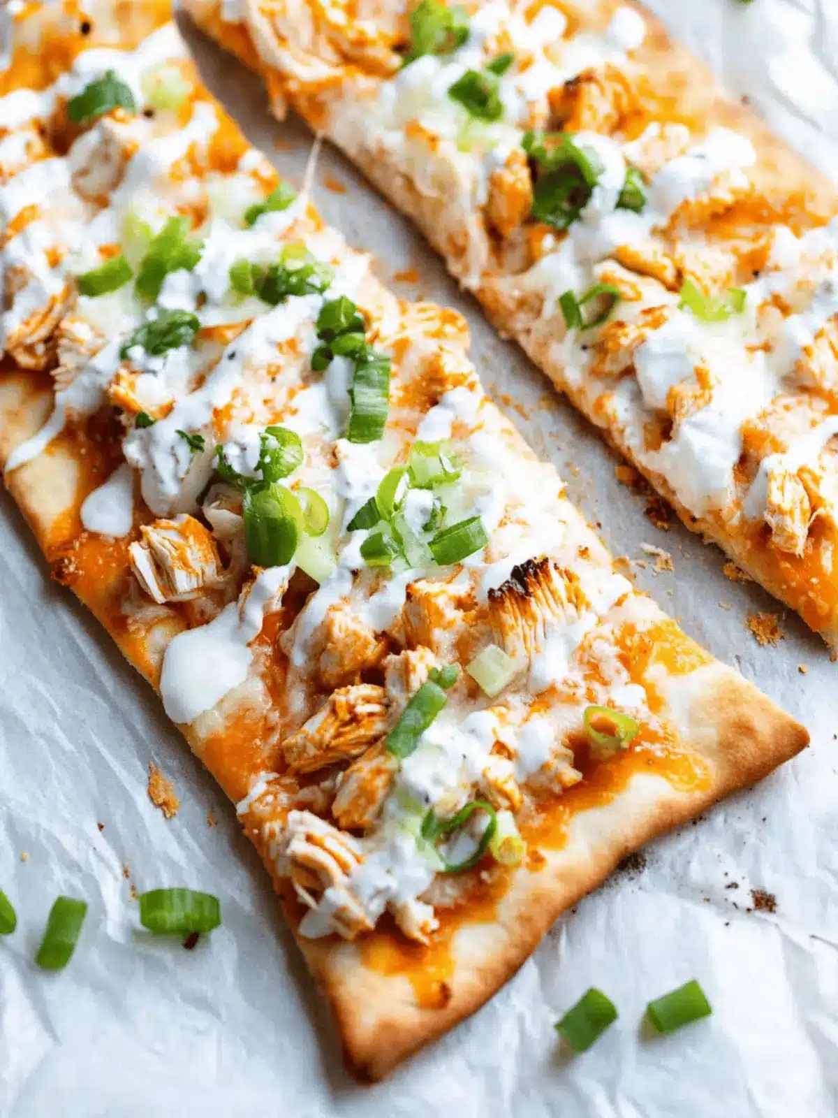 Buffalo Chicken Flatbread