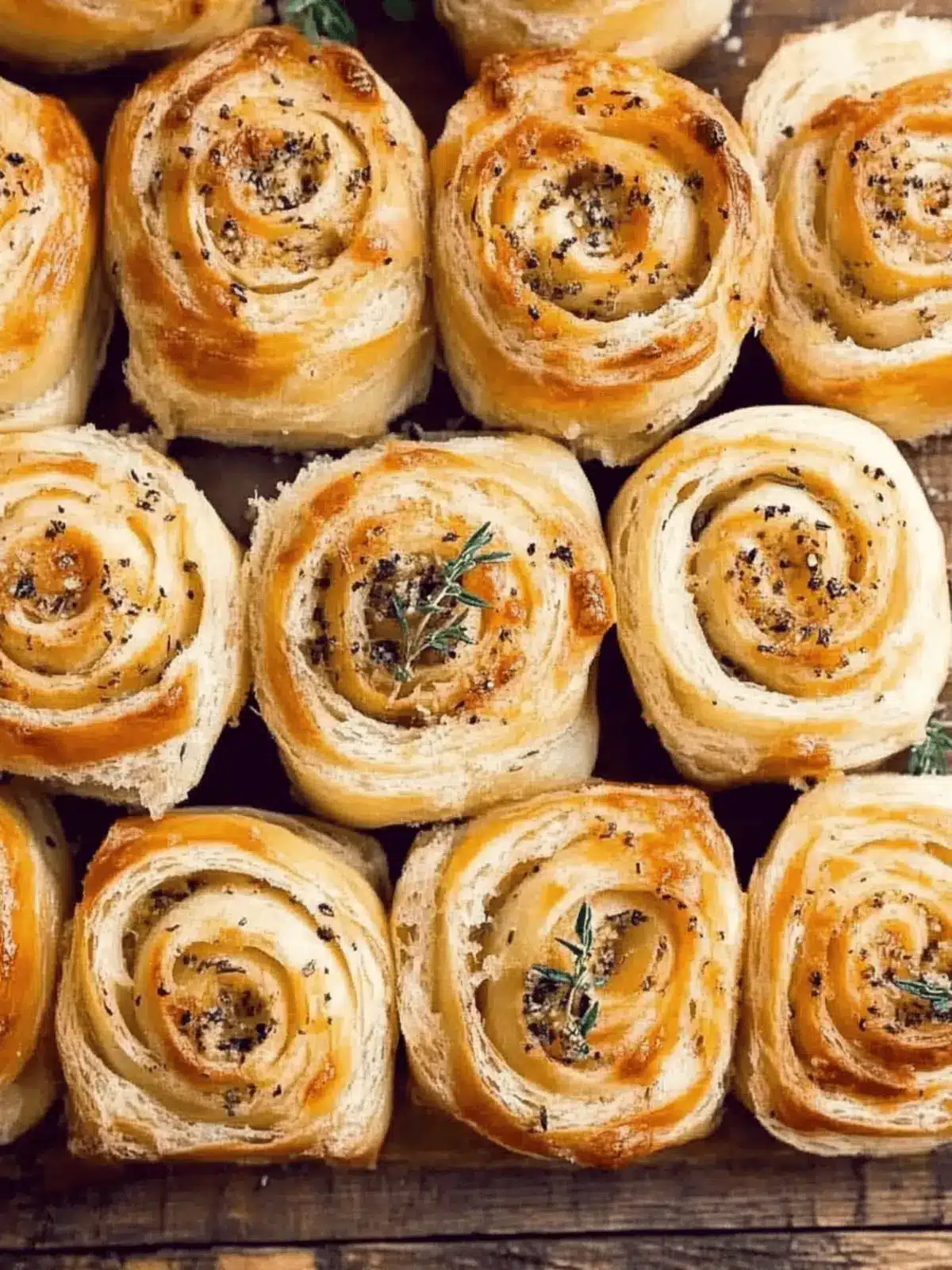 Herby Everything Cheddar Swirl Buns