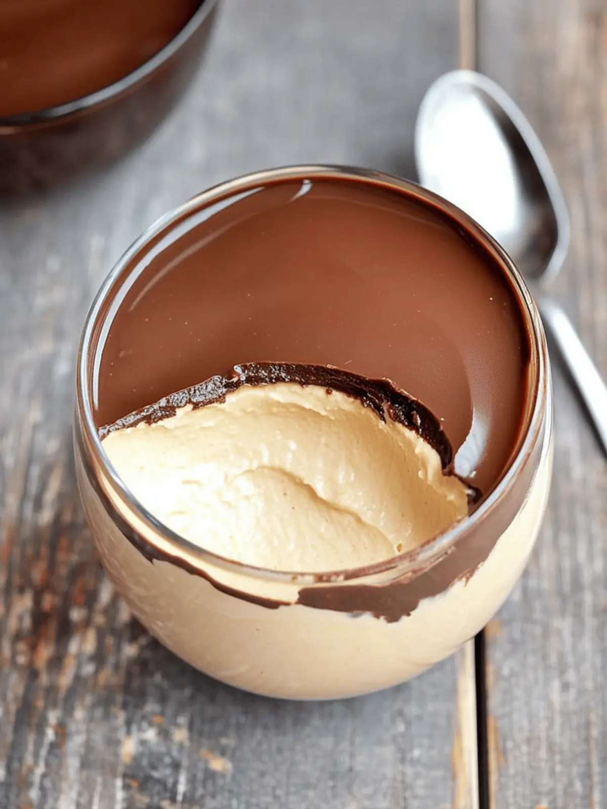 Vegan Peanut Butter Mousse (with a Chocolate Ganache!)