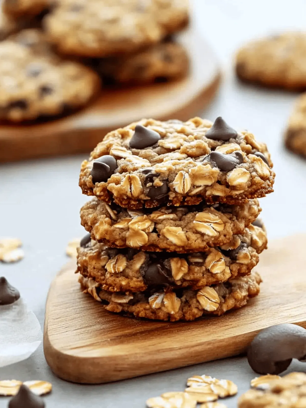 Healthy Banana Oatmeal Cookies –