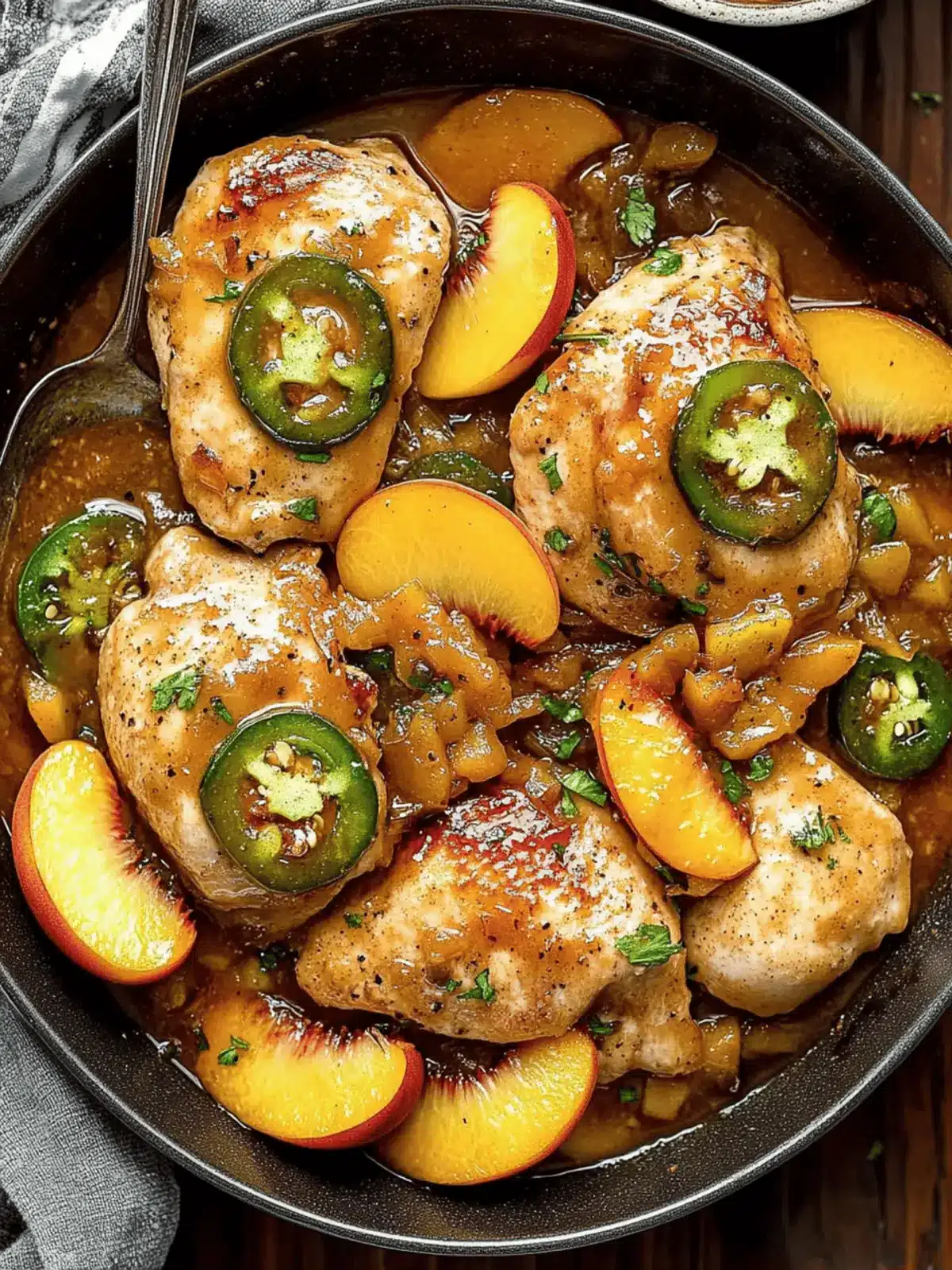 Jalapeno Peach Chicken