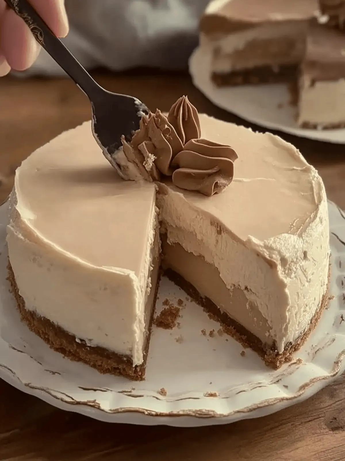 kinder bueno cheesecake