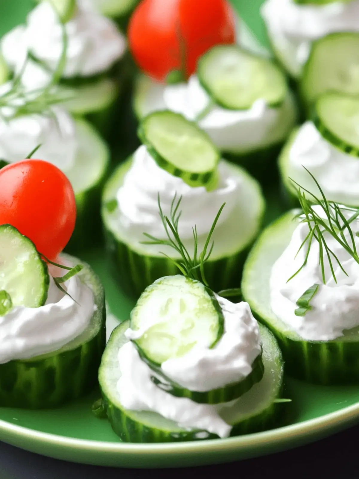 Dilly Cucumber Bites