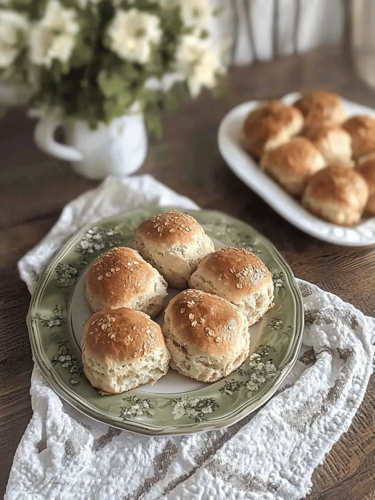 Traditional Scottish Oatmeal Rolls