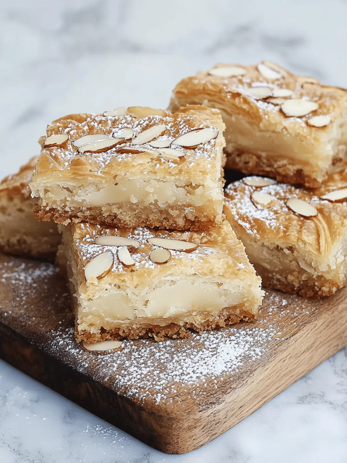Almond Croissant Cookie Bar