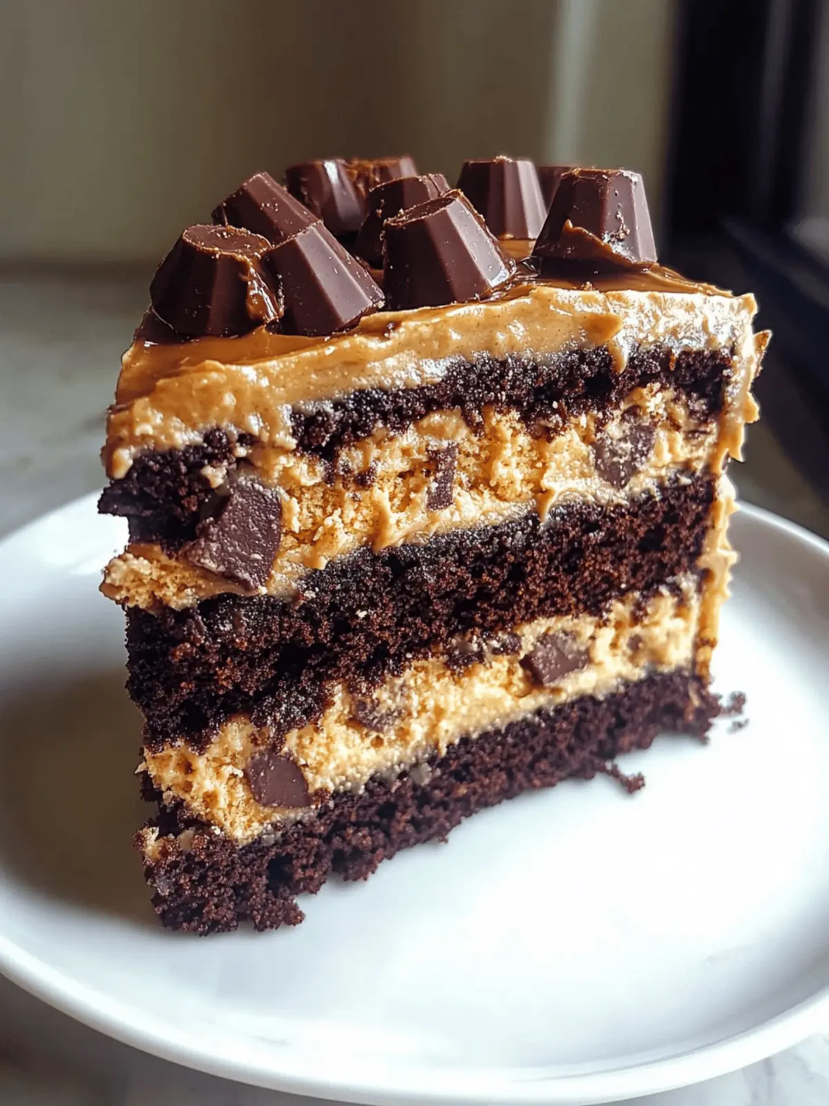 Peanut Butter Cup Dump Cake