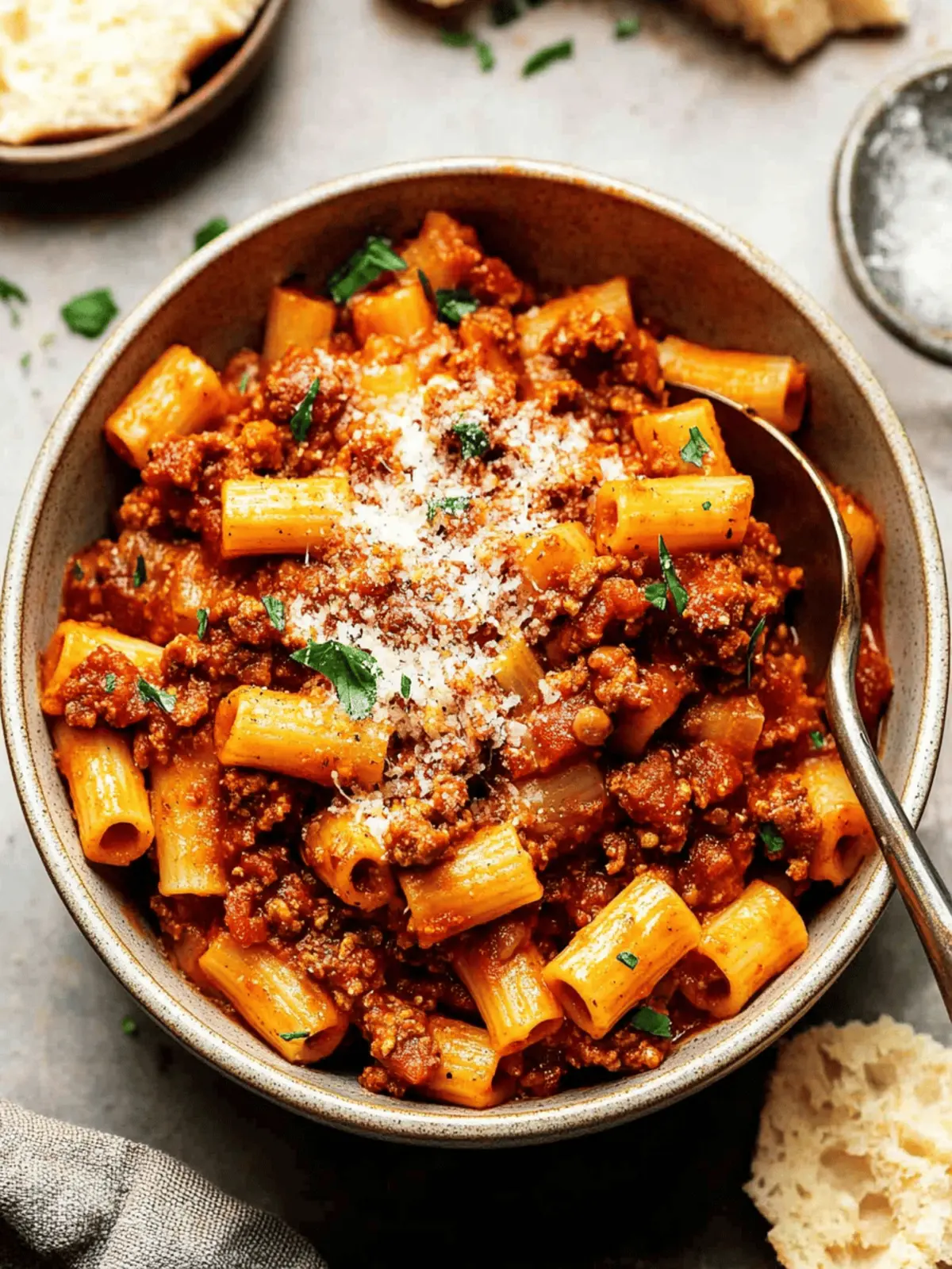 Slowly Simmered Italian Sausage Ragu