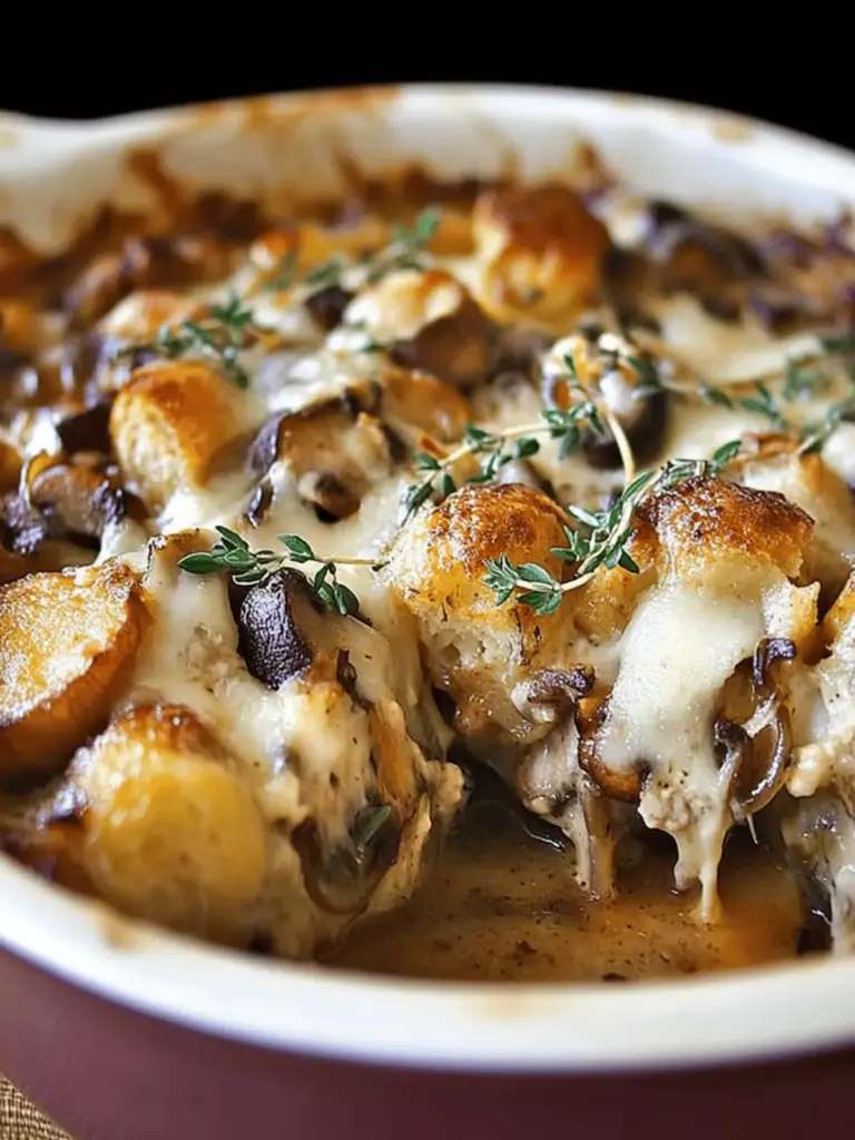 French Onion Mushroom Casserole