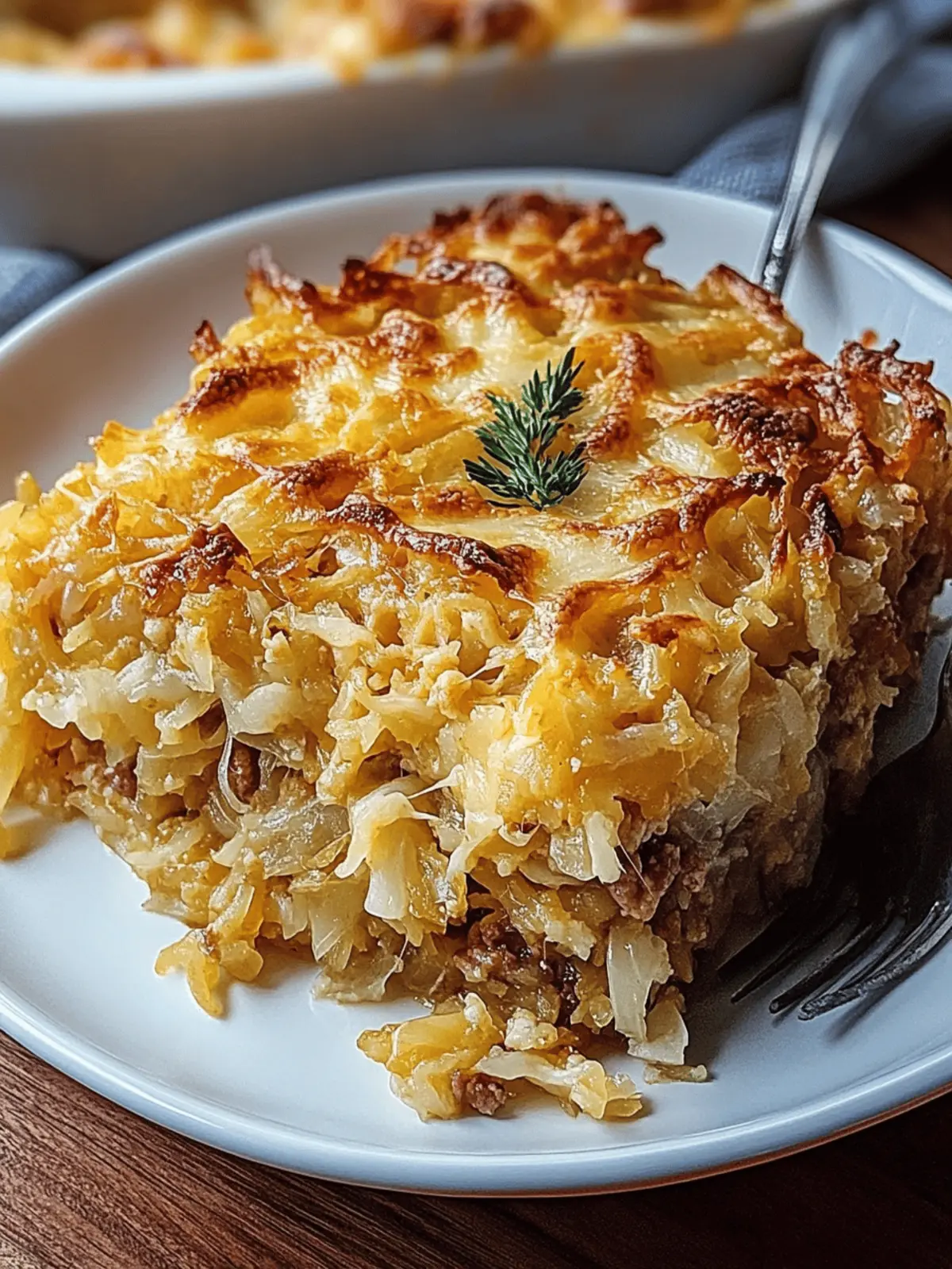 Sauerkraut Casserole