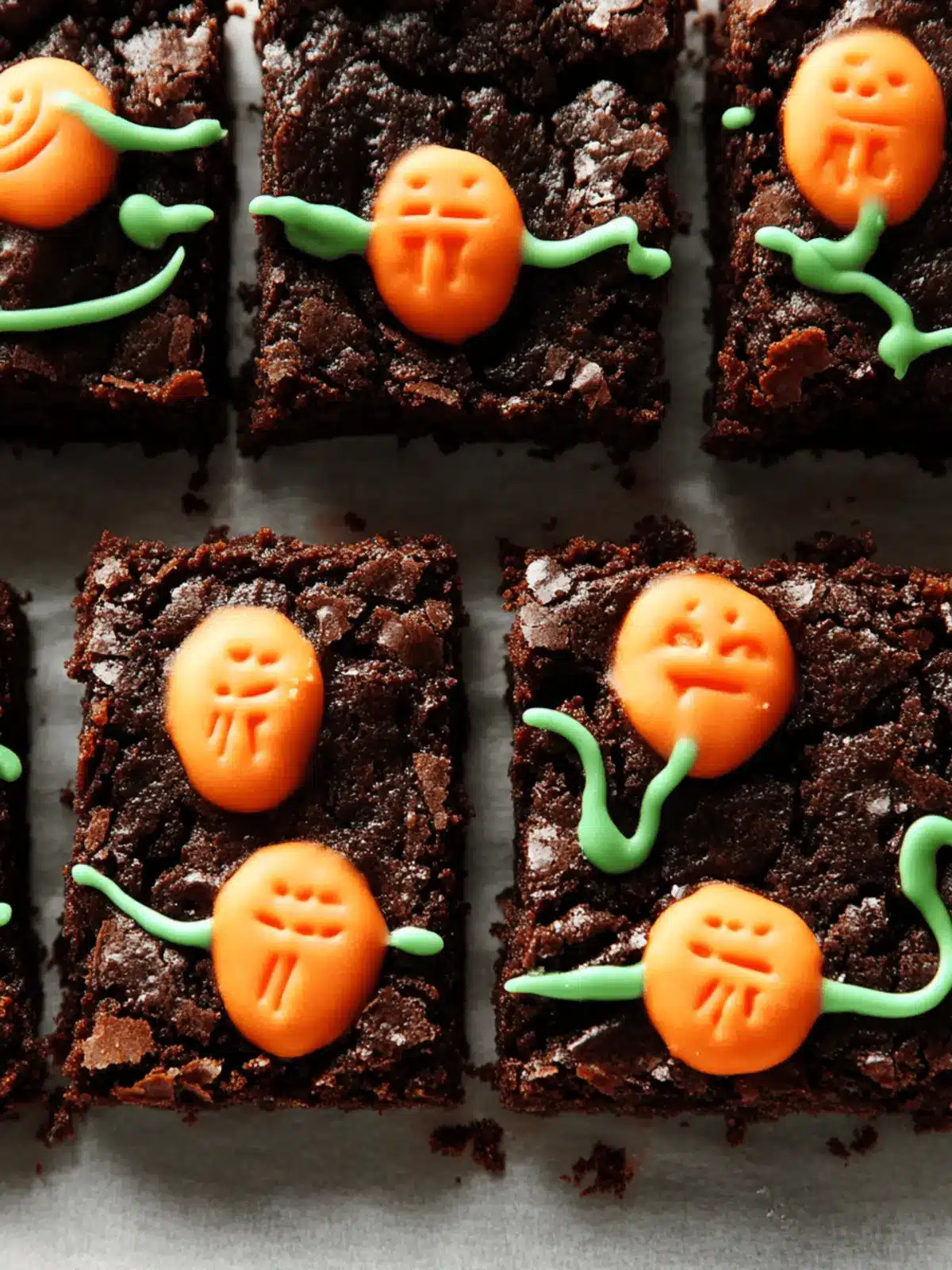 Pumpkin Patch Brownies