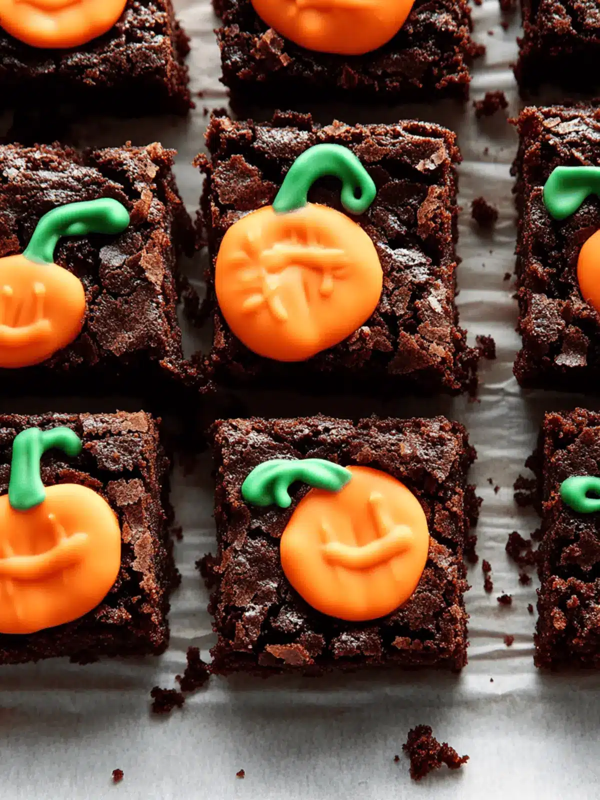 Pumpkin Patch Brownies