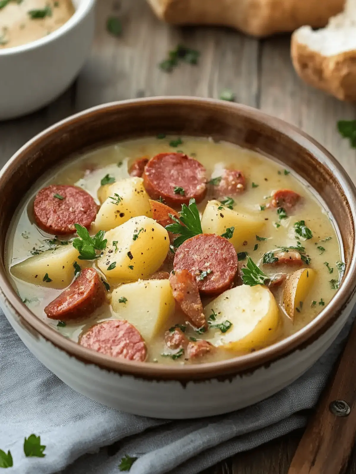 Kielbasa Potato Soup