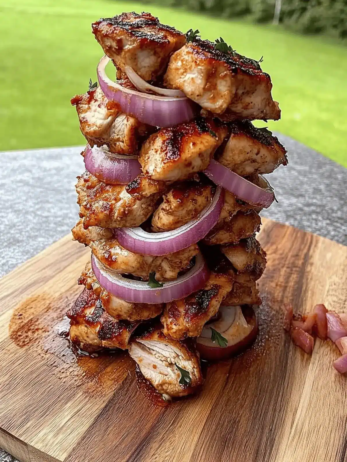 Irresistible Easy Chicken Shawarma Tower Baked in the Oven 3 Easy Chicken Shawarma Tower Baked in the Oven
