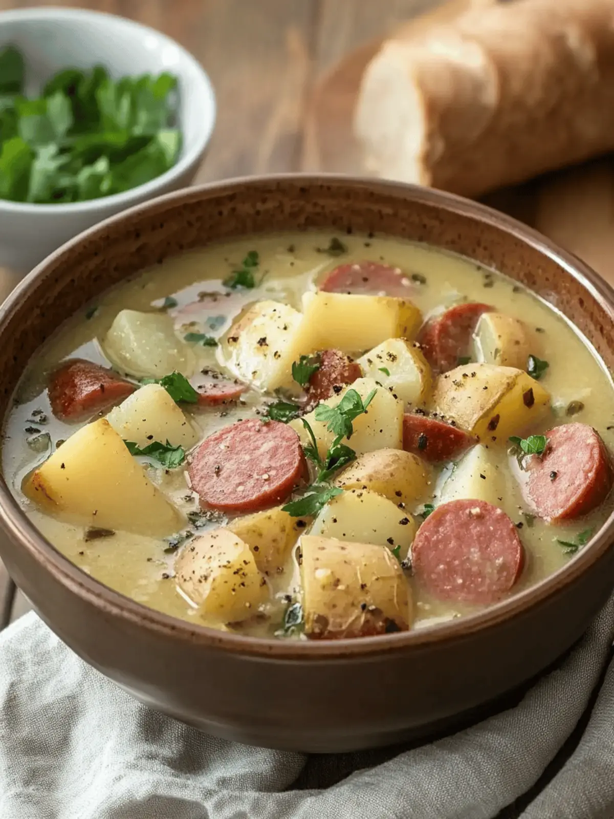 Kielbasa Potato Soup