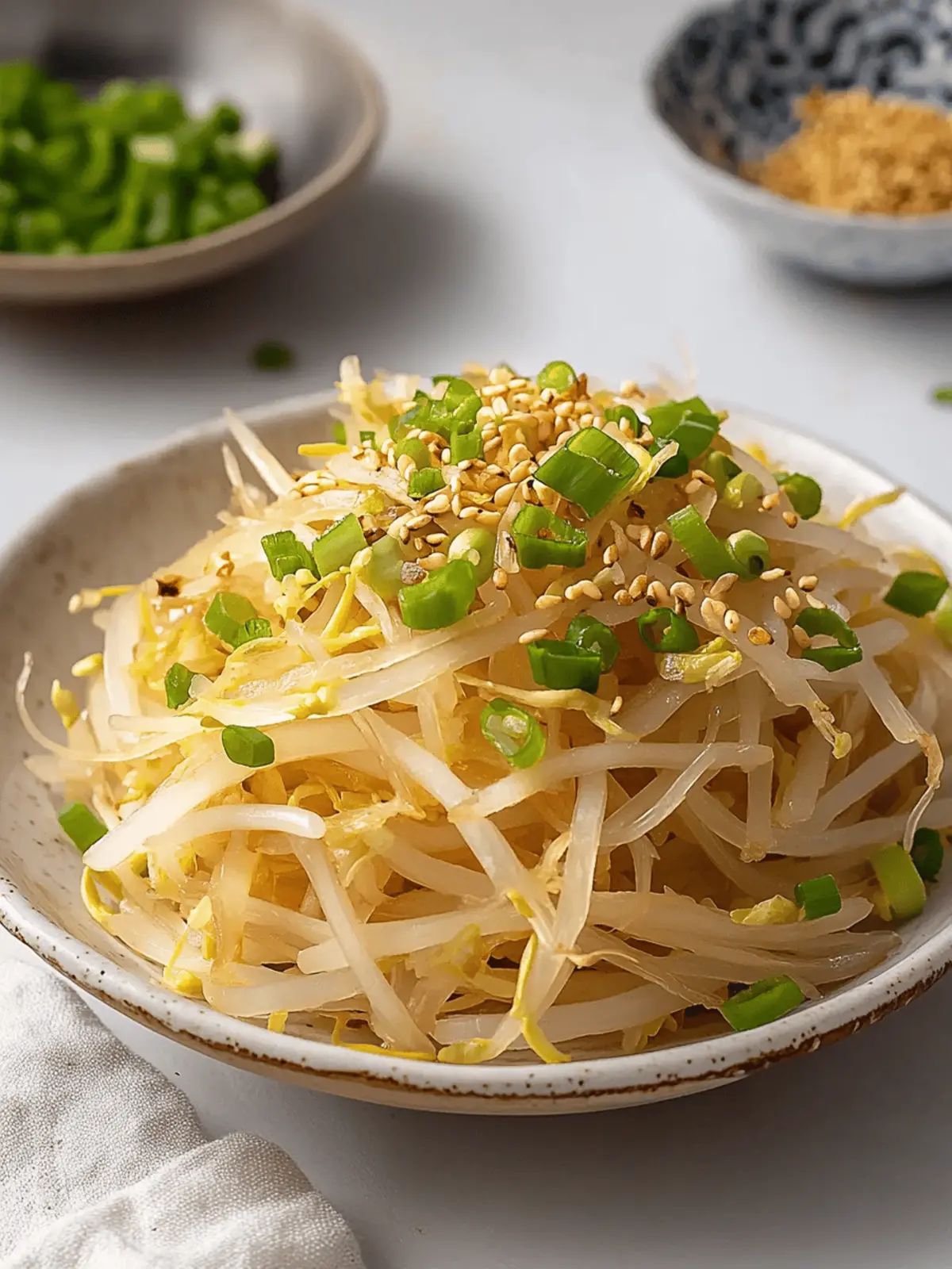 Delicious Korean Bean Sprout Salad for Fresh Flavor Boost 3 Korean Bean Sprout Salad (Kongnamul Muchim)