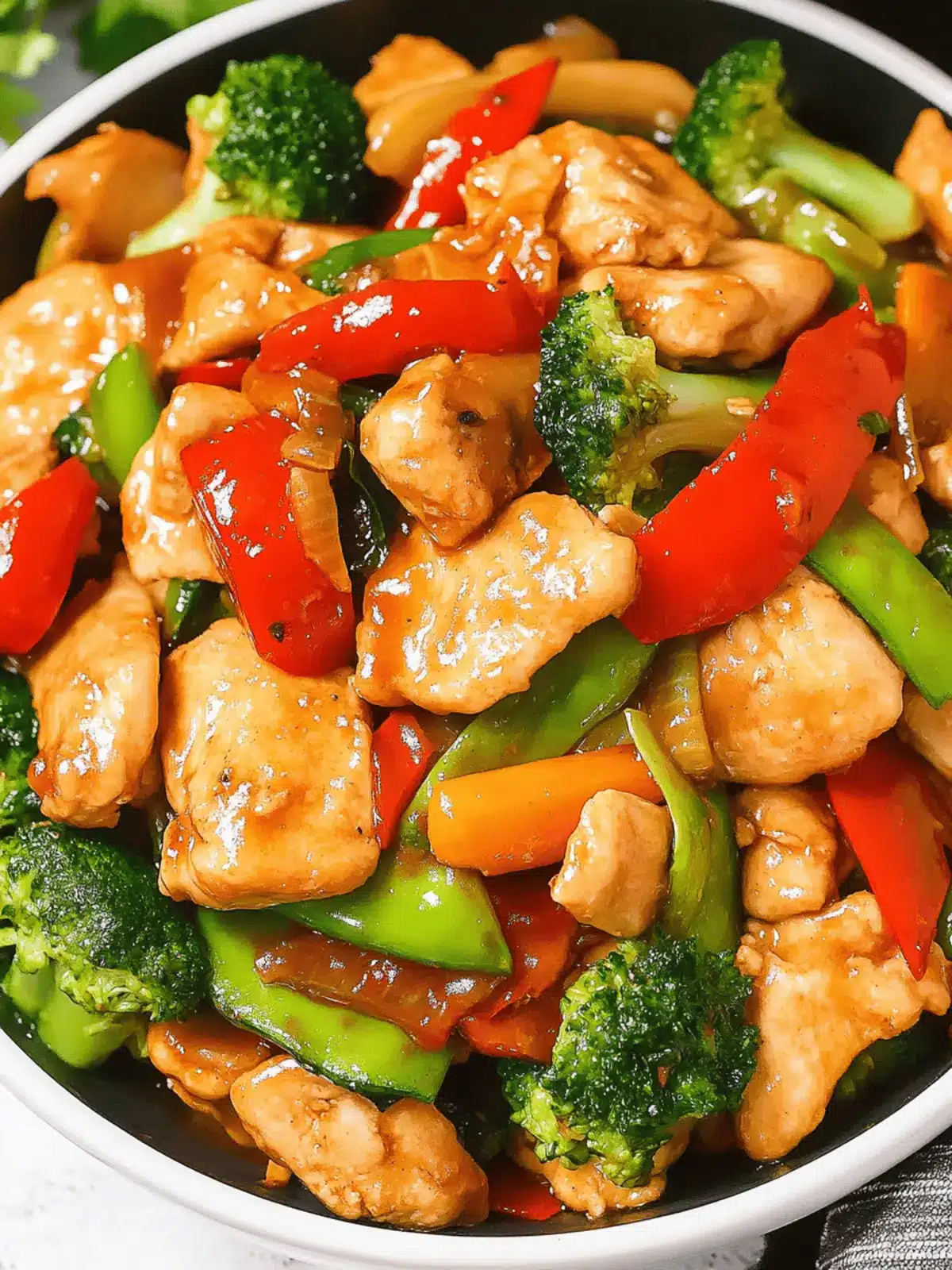 Chicken with Mixed Vegetable Stir Fry
