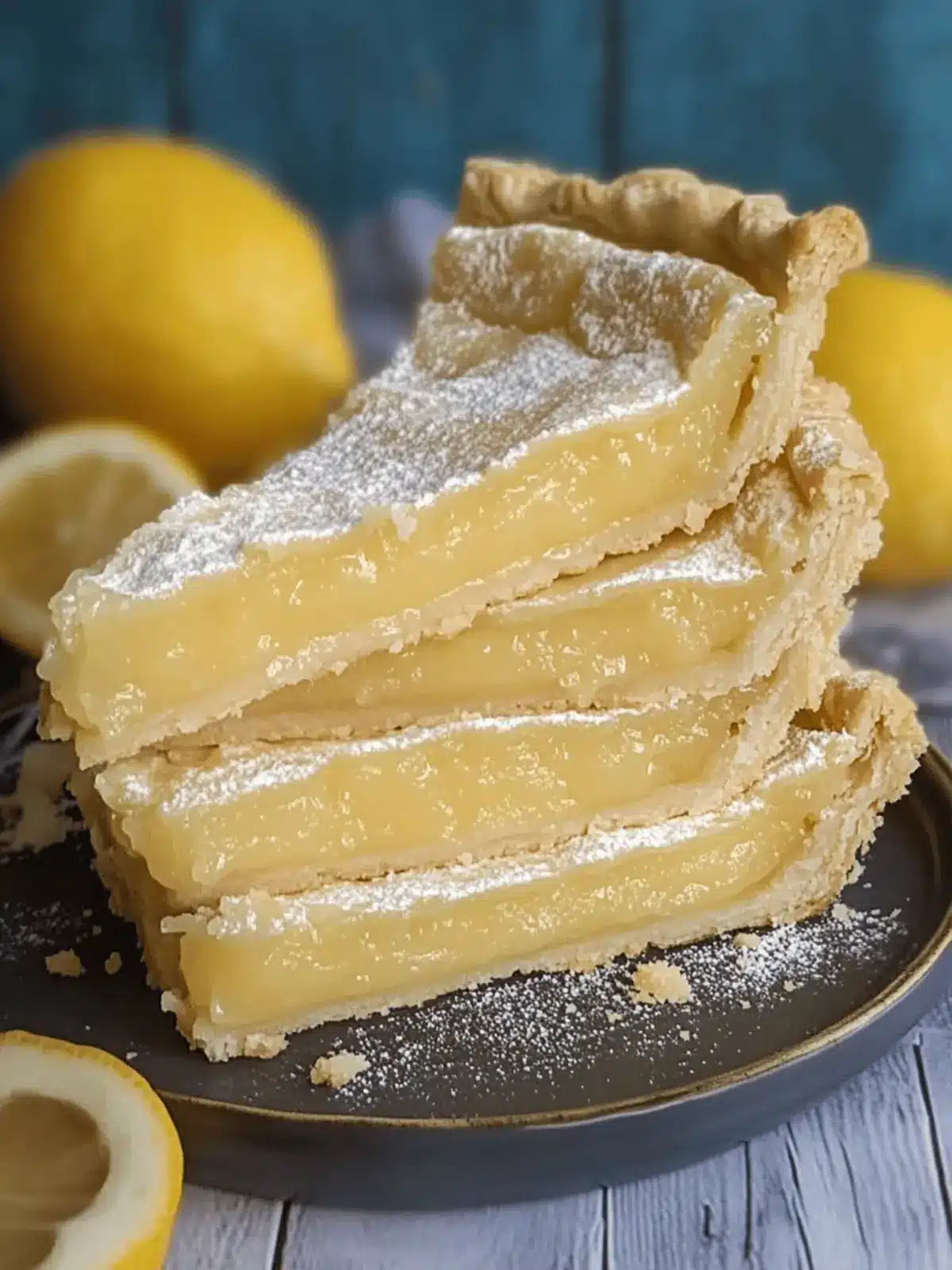Russian lemon pie
