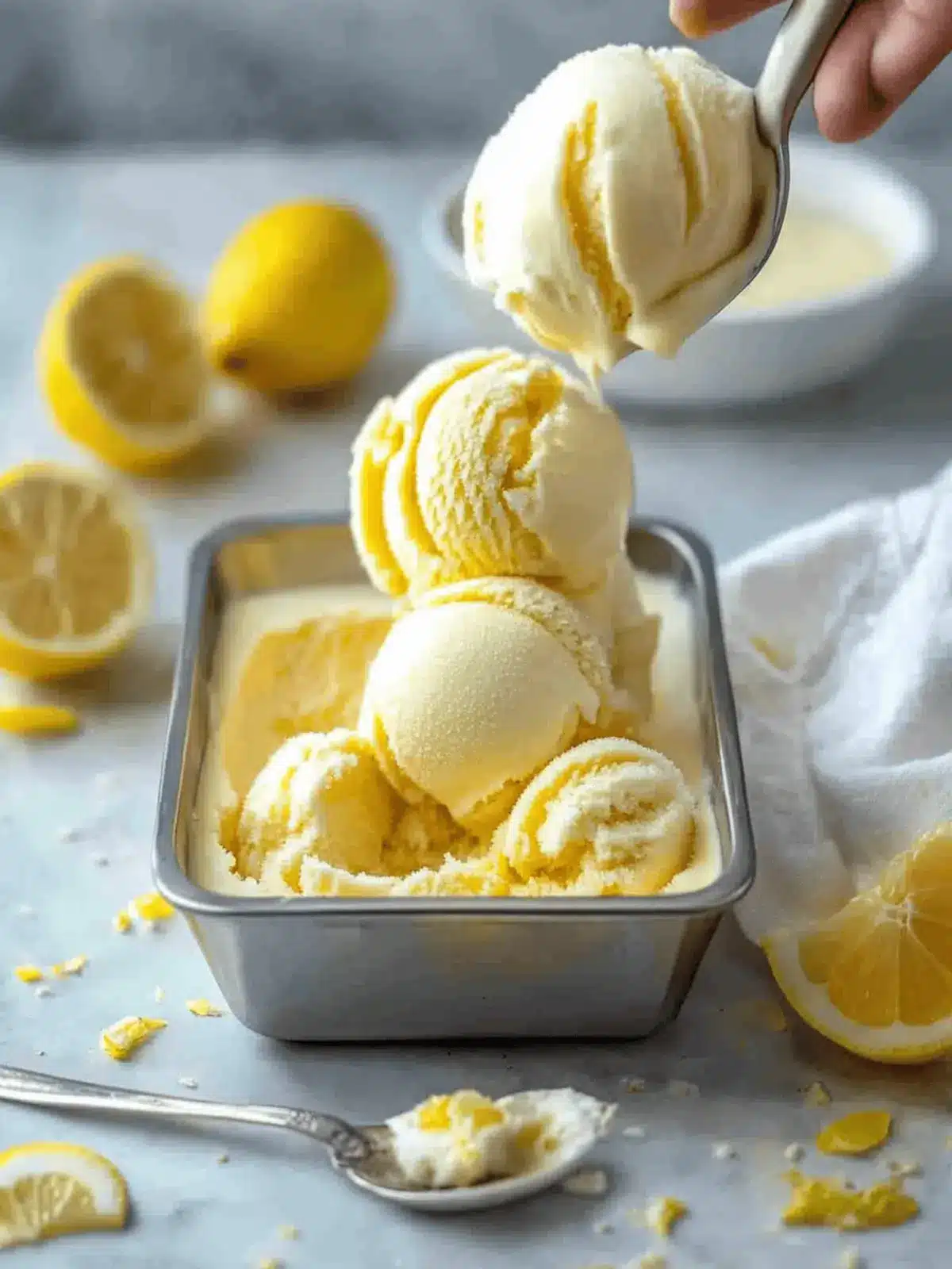 Lemon Curd Ice Cream