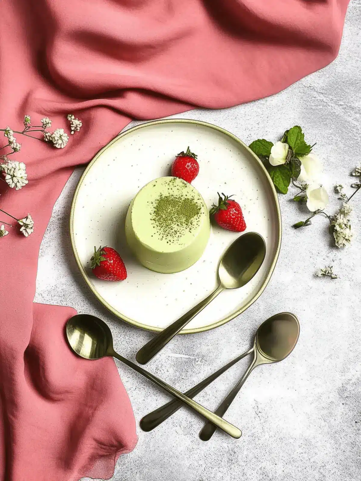 Matcha Panna Cotta