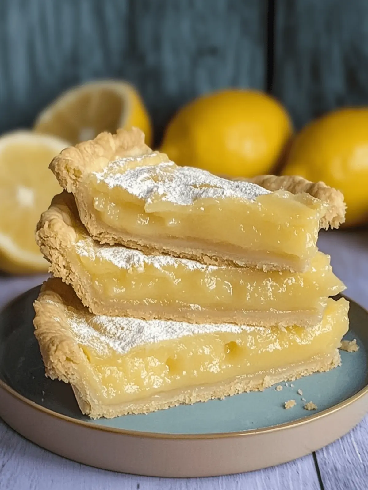 Russian lemon pie