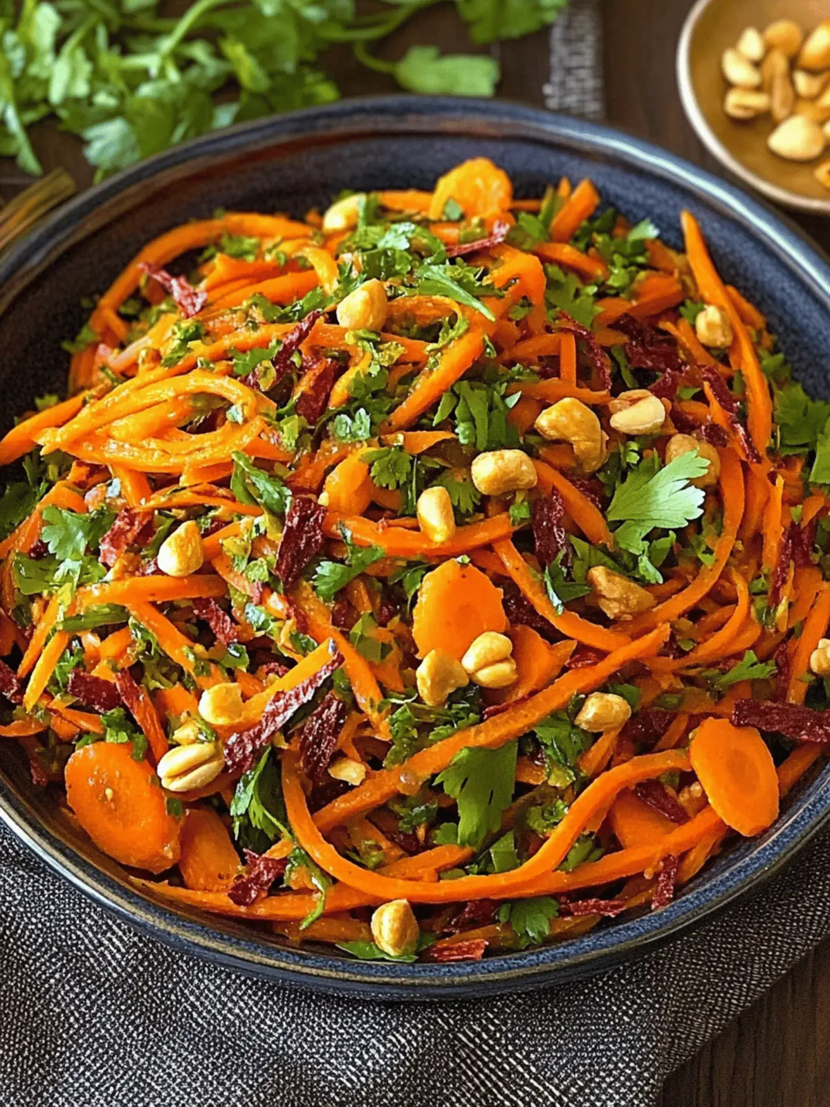 Moroccan Carrot Salad With Citrus Turmeric Dressing
