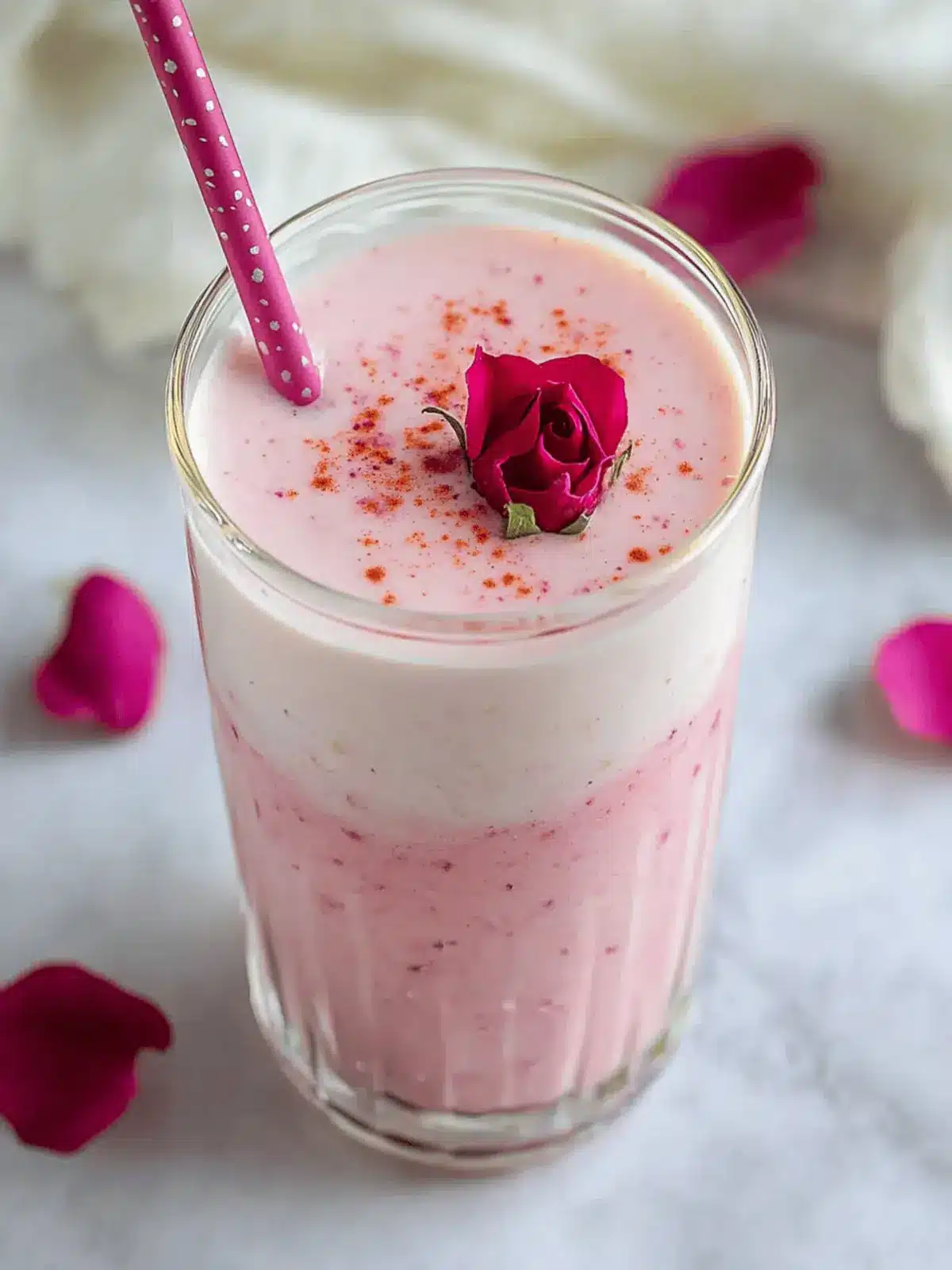 Rose Cardamom Lassi