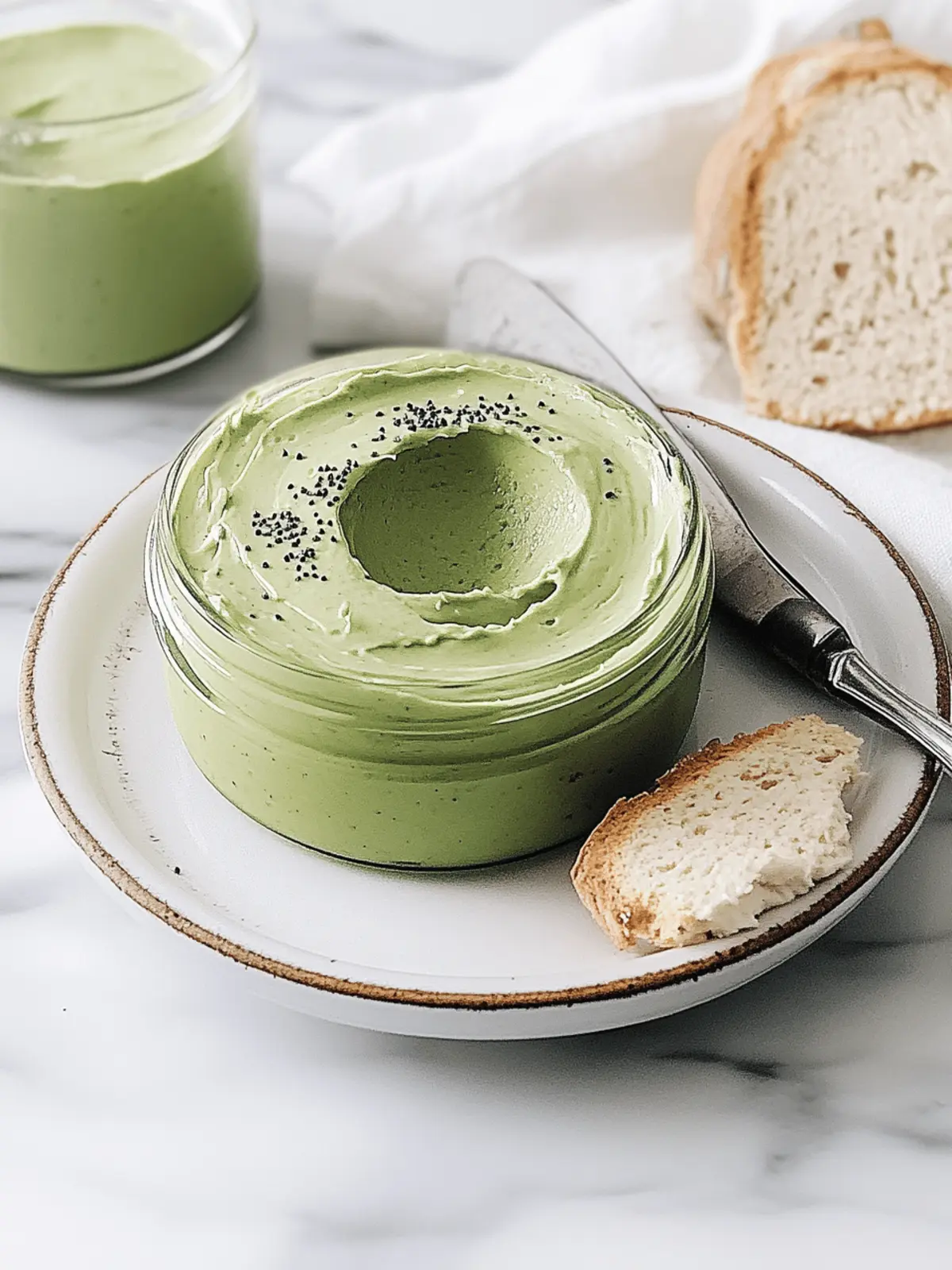 Matcha Cream Cheese Spread