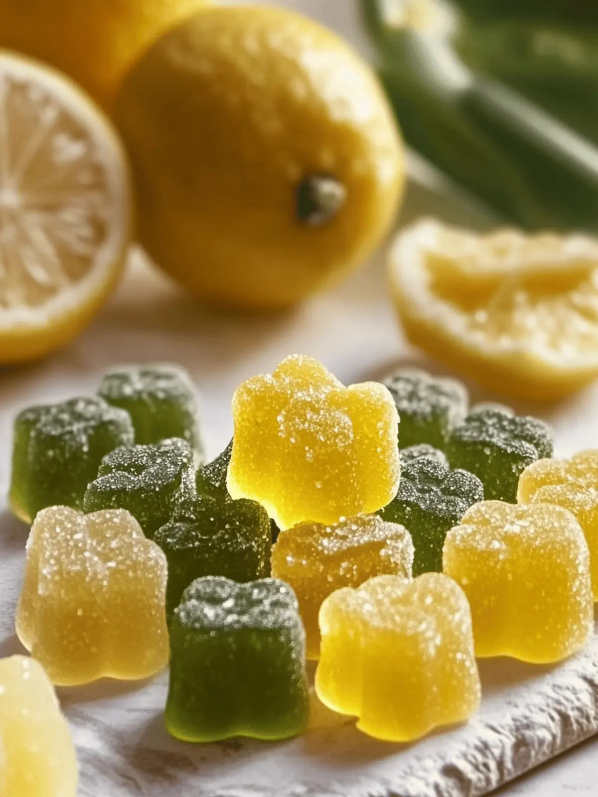 Green Tea, Lemon & Ginger Gummies