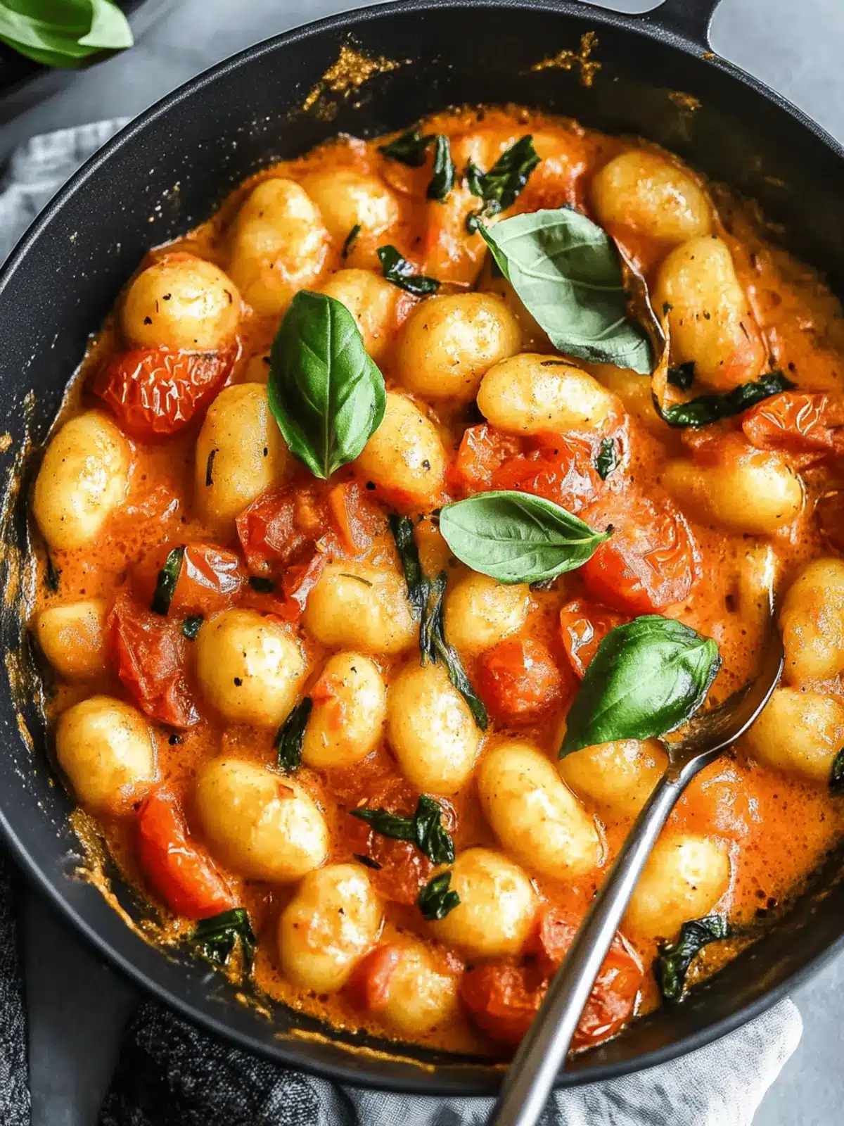Creamy Roasted Tomato Gnocchi