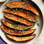Air Fryer Eggplant with Miso Sauce