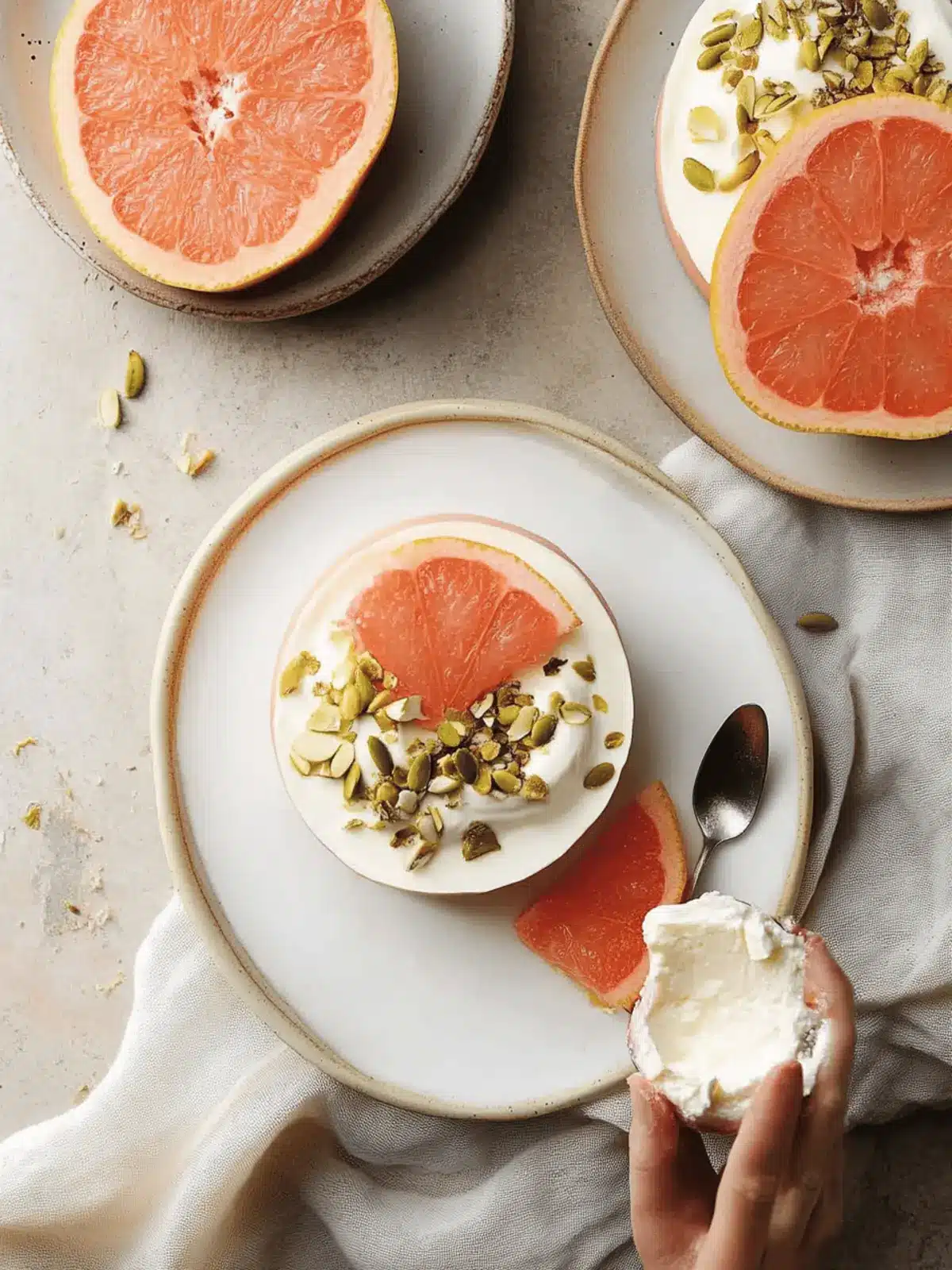 Grapefruit Panna Cotta