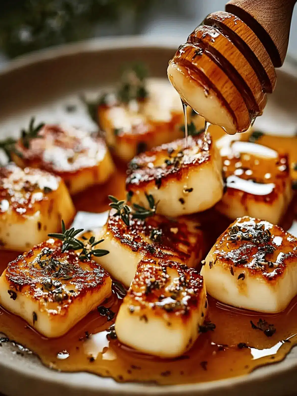 Golden Halloumi with Honey & Thyme: A Sweet Savory Delight 5 Golden Halloumi with Honey & Thyme