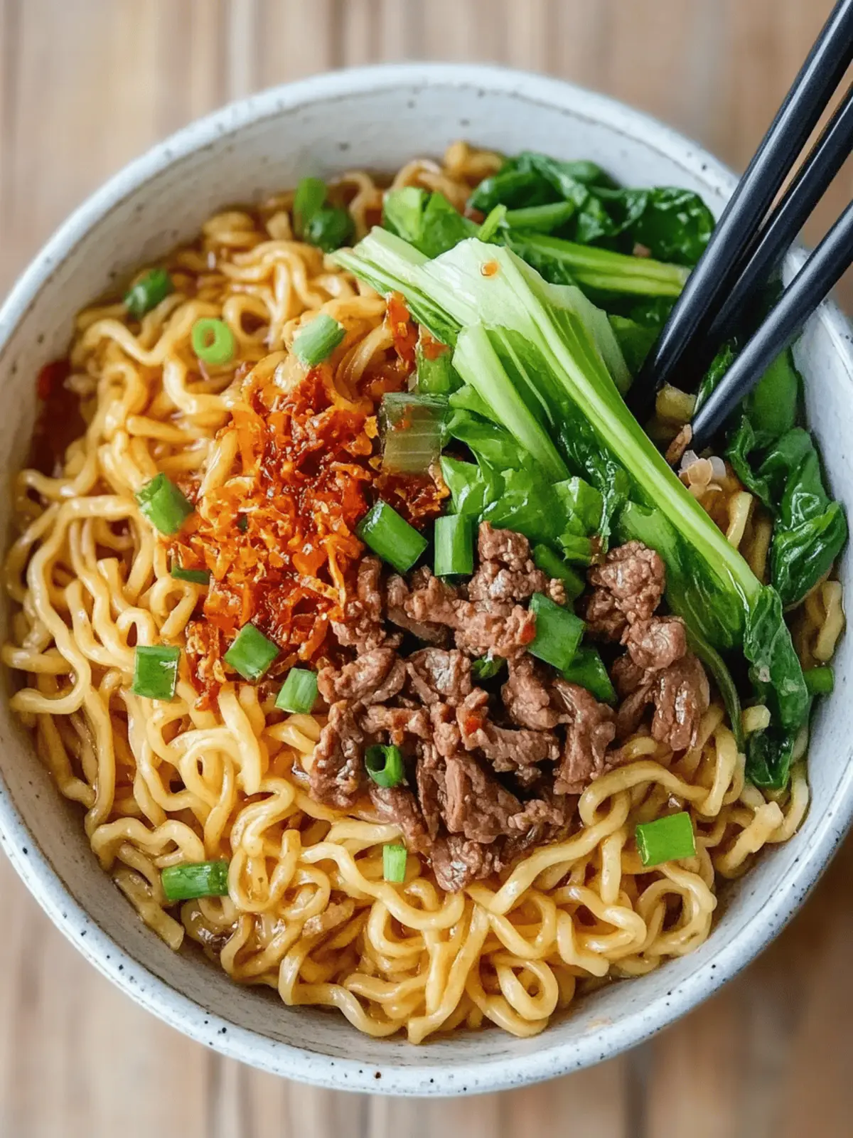 One-pan Beef Ramen Noodles