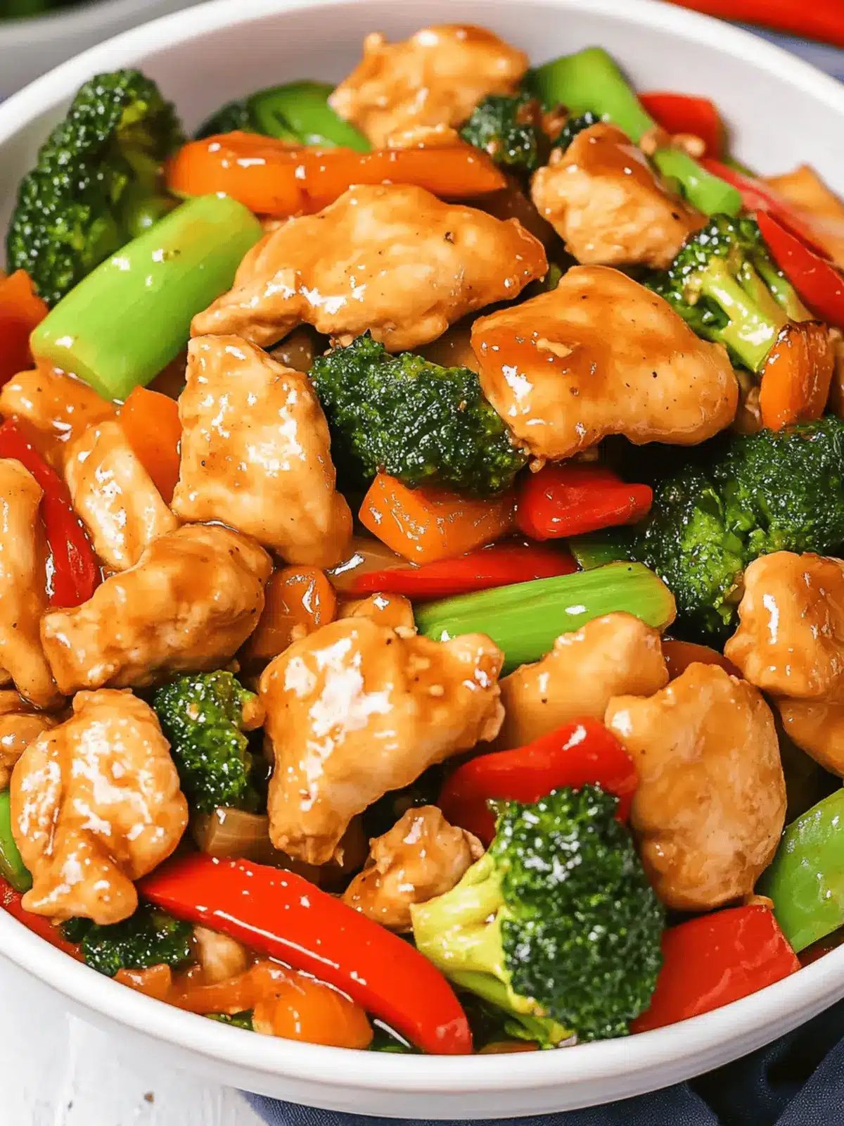 Chicken with Mixed Vegetable Stir Fry