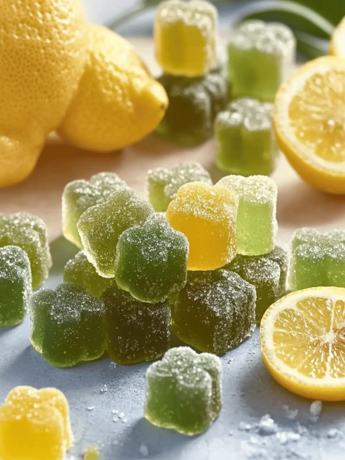 Green Tea, Lemon & Ginger Gummies