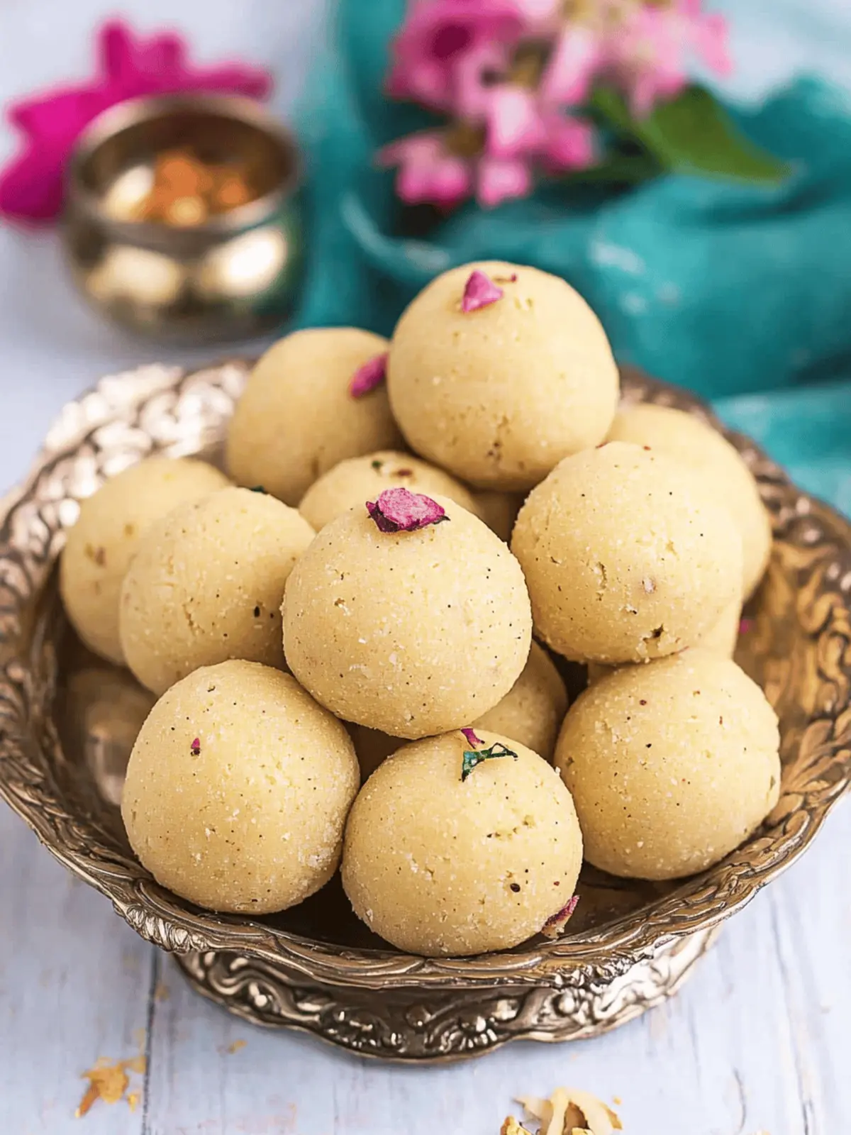 Rava Coconut Laddu