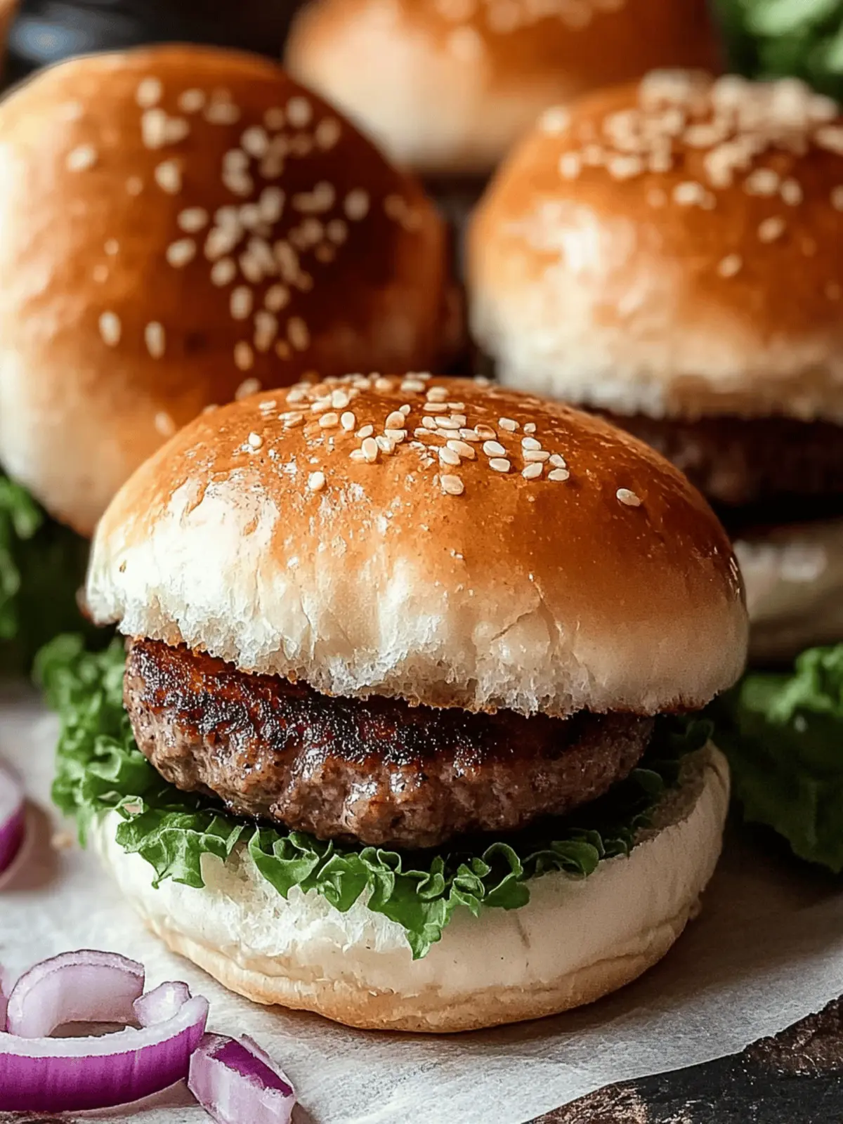 Small Batch Gluten-Free Hamburger Buns