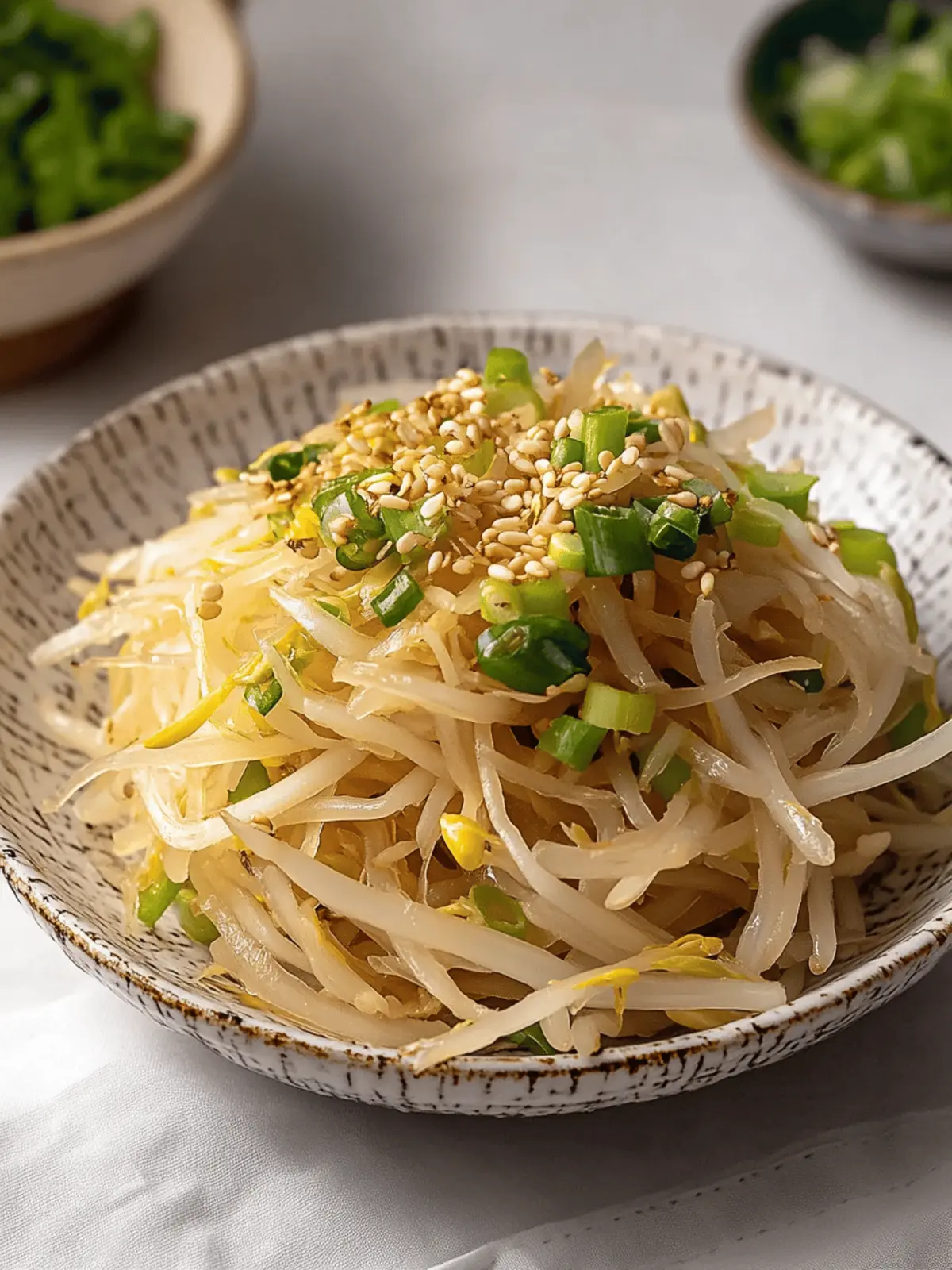 Delicious Korean Bean Sprout Salad for Fresh Flavor Boost 4 Korean Bean Sprout Salad (Kongnamul Muchim)
