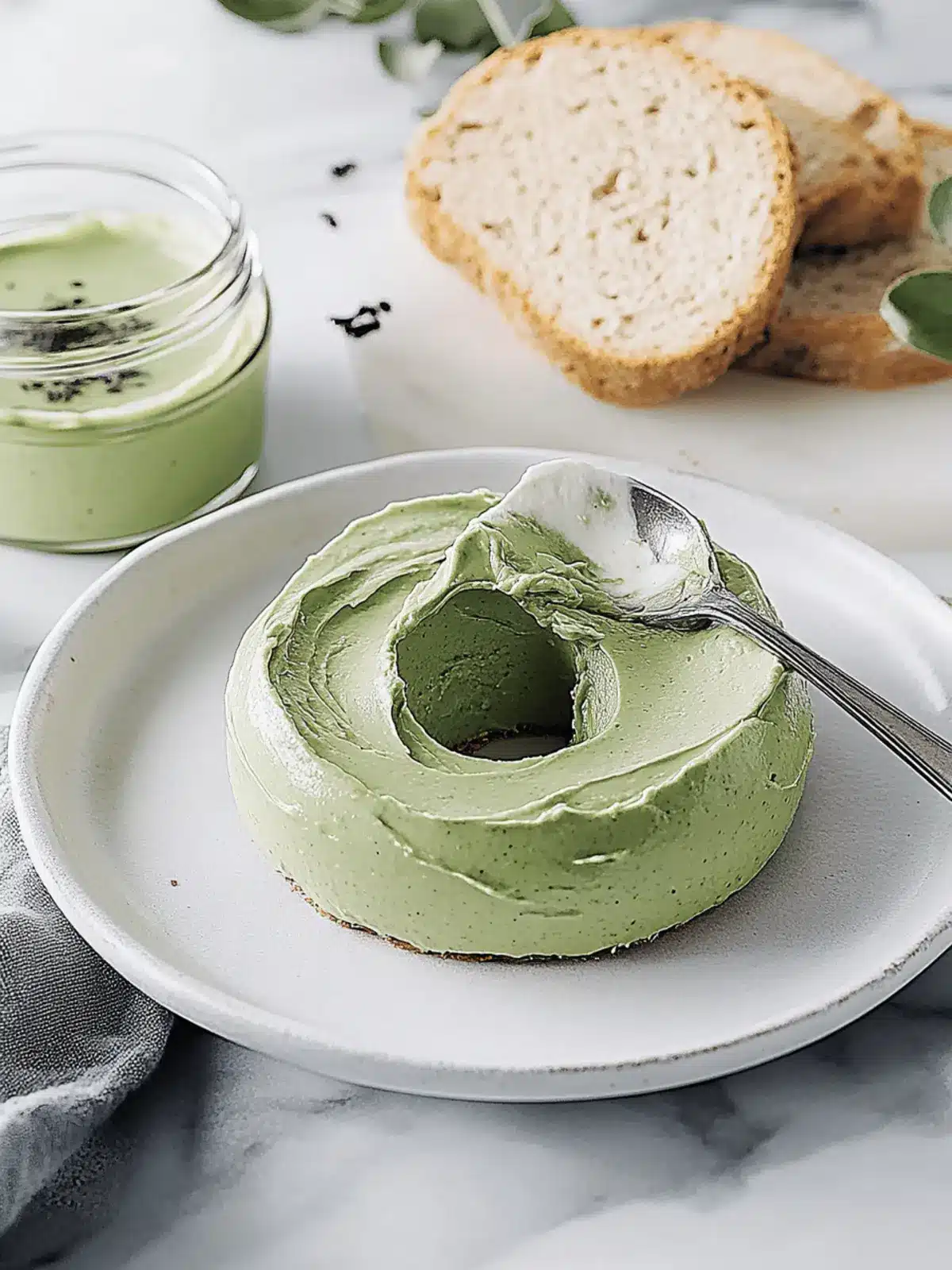 Matcha Cream Cheese Spread