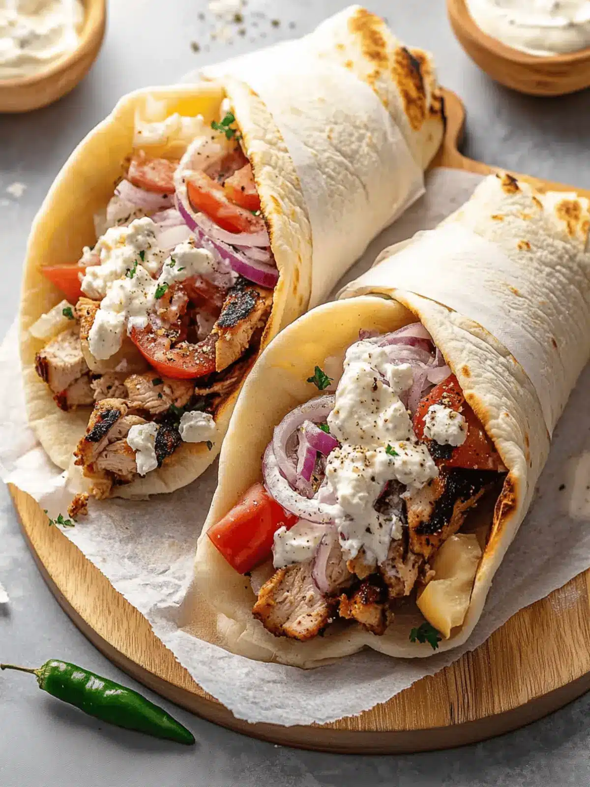 Easy Chicken Gyros for Quick, Flavor-Packed Family Meals 2 Easy Chicken Gyros
