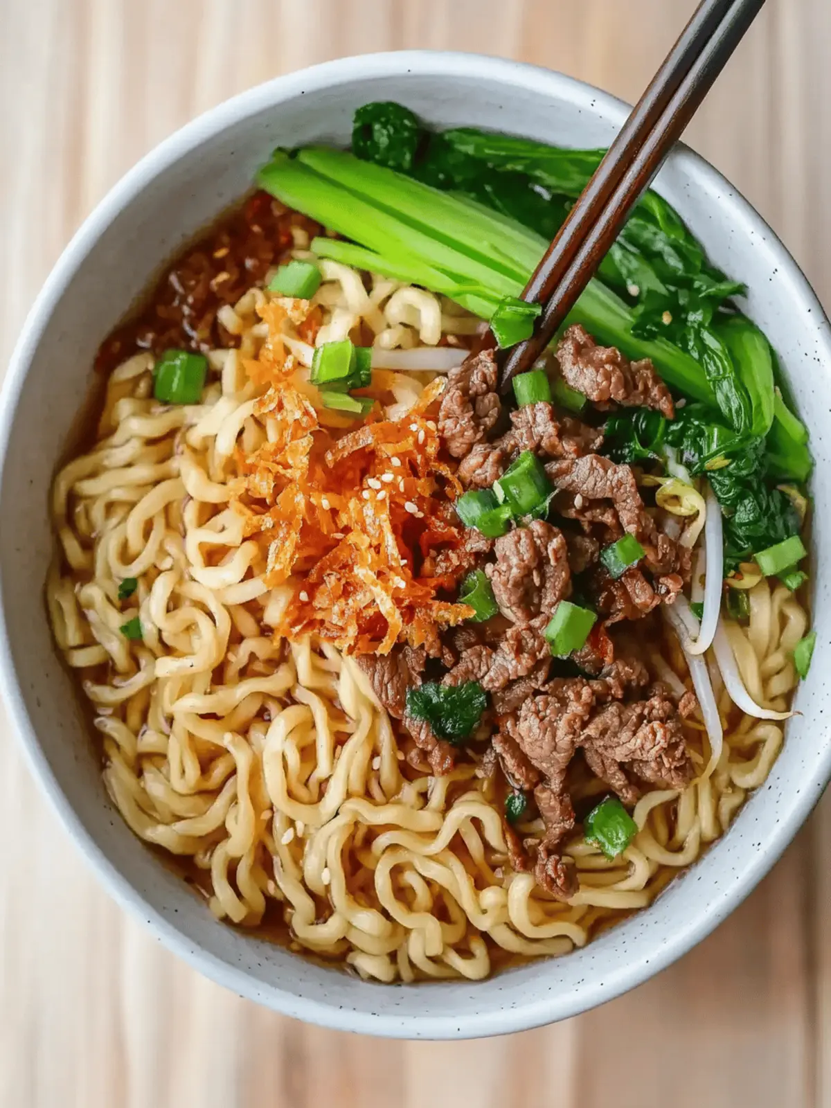 One-pan Beef Ramen Noodles